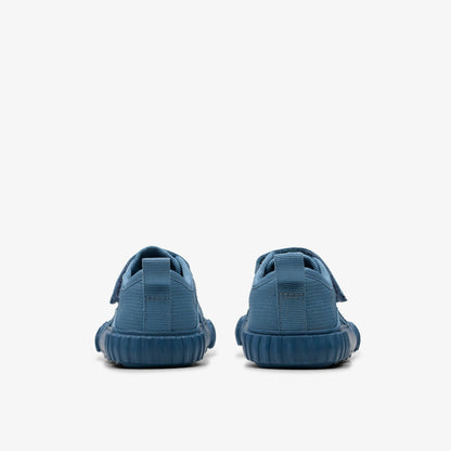 Foxing Stitch Toddler Blue Fabric | Clarks discount