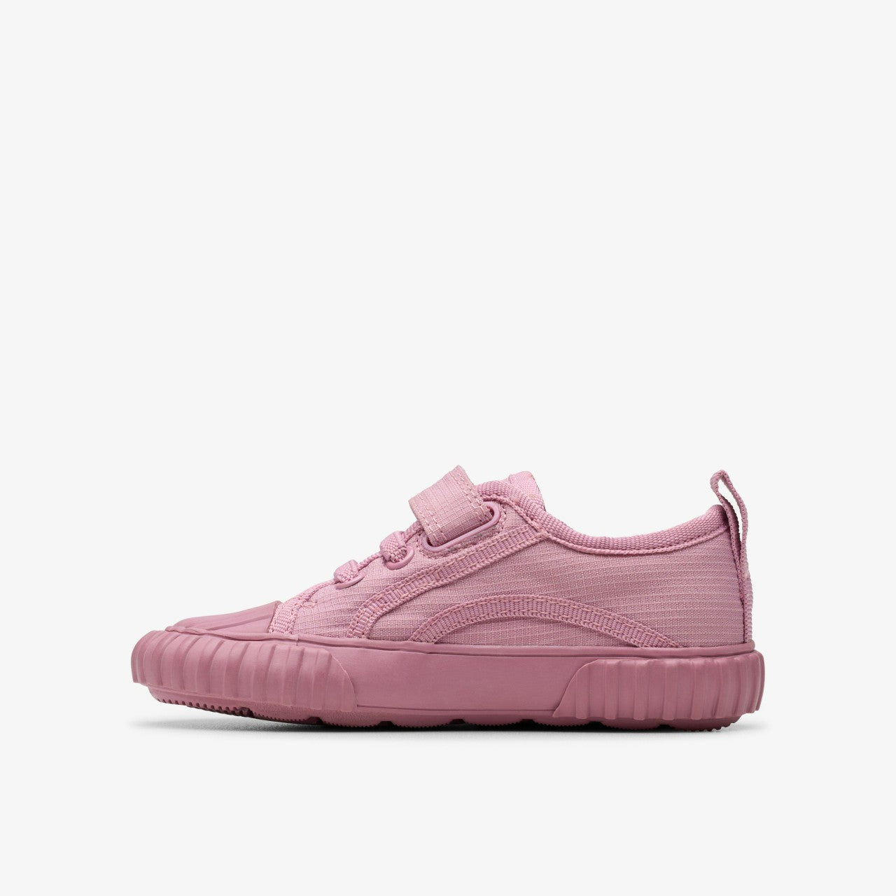 Foxing Stitch Toddler Pink Fabric | Clarks online
