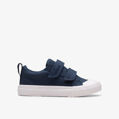 Foxing Vibe Toddler Navy Canvas | Clarks outlet