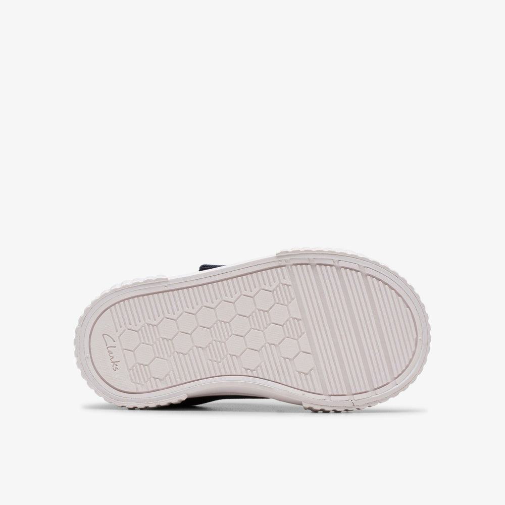 Foxing Vibe Toddler Navy Canvas | Clarks outlet