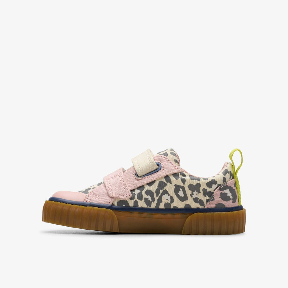 Foxing Vibe Toddler Ecru Canvas | Clarks on Sale