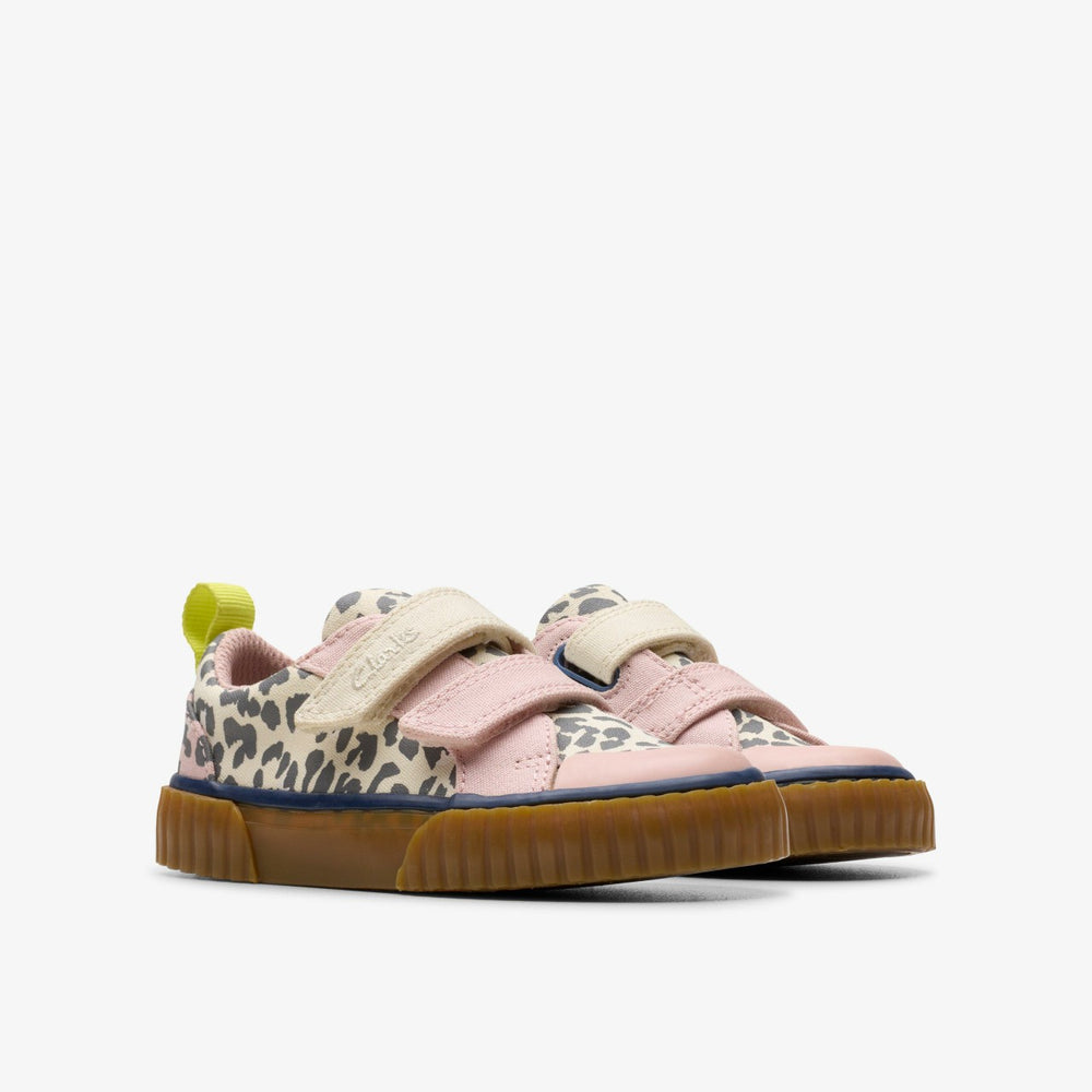 Foxing Vibe Toddler Ecru Canvas | Clarks on Sale