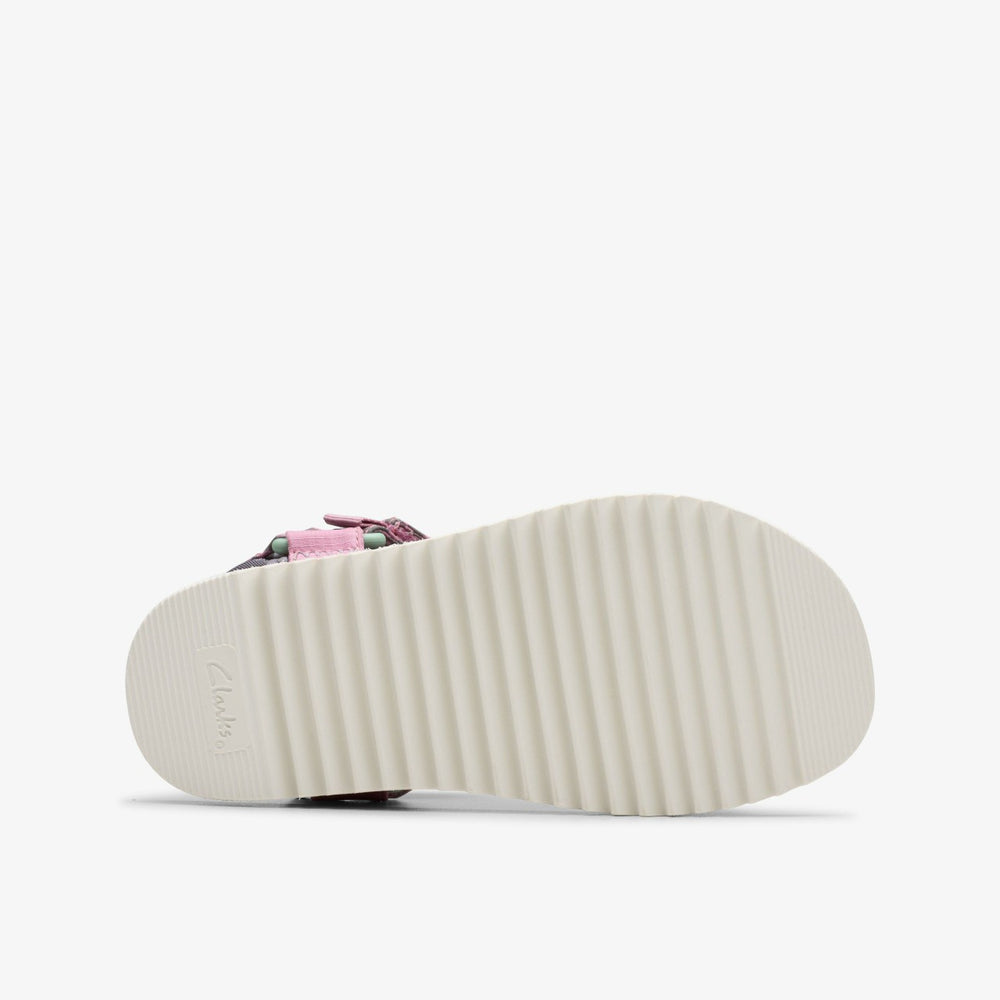 Peak Web Kid Pink/Print | Clarks for sale