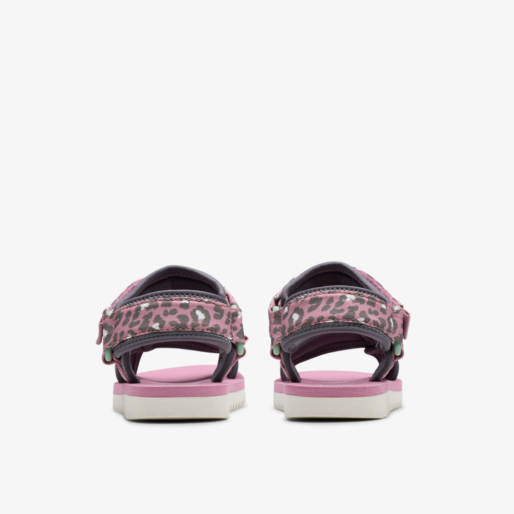 Peak Web Kid Pink/Print | Clarks for sale