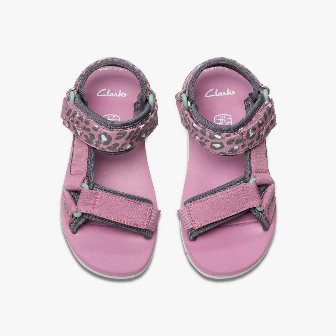 Peak Web Kid Pink/Print | Clarks for sale