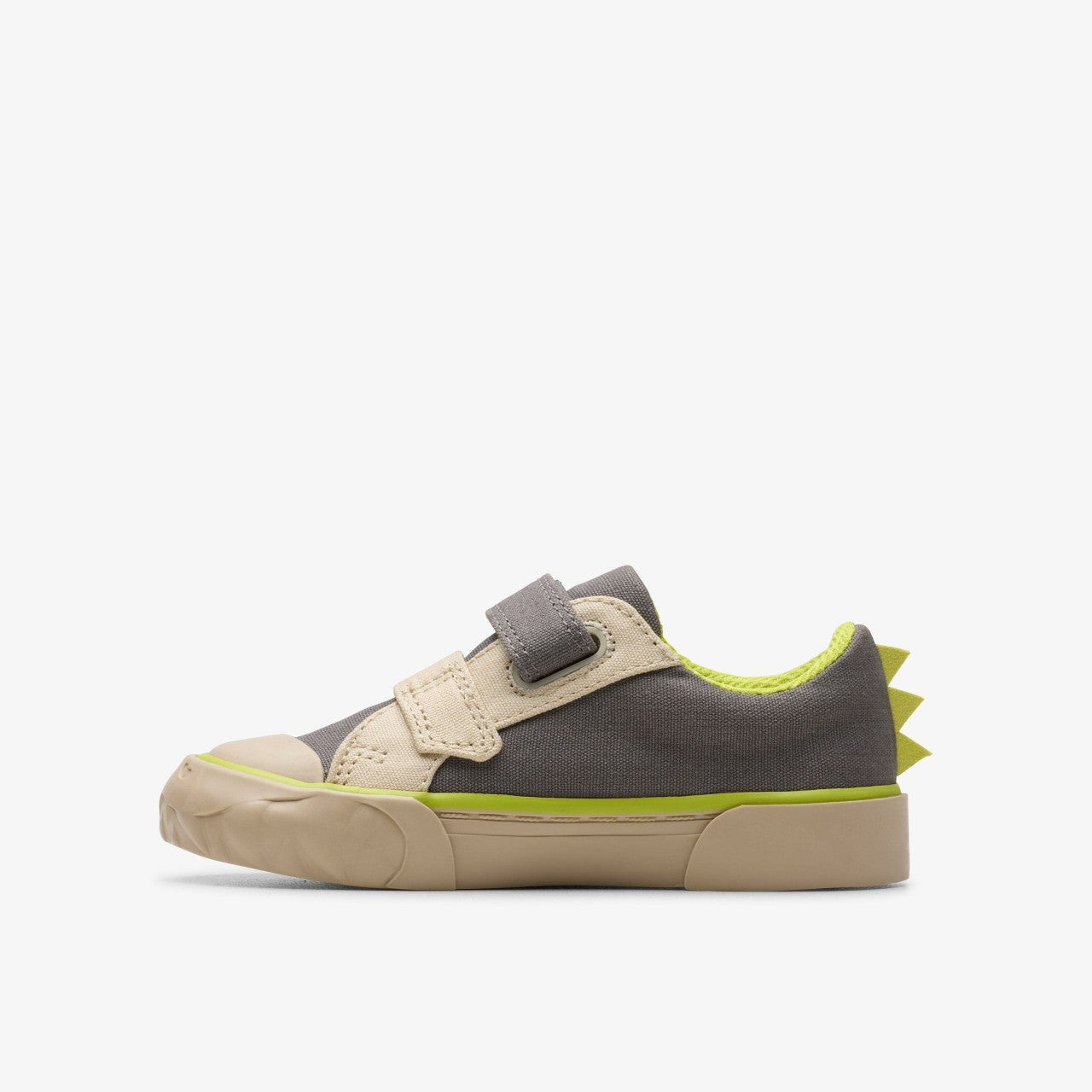 Foxing Stomp Toddler Grey Canvas | Clarks on Sale