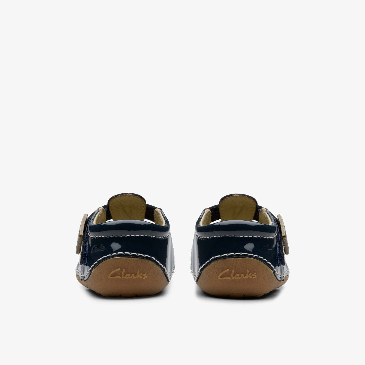 Tiny Skip Toddler Navy Patent | Clarks discount