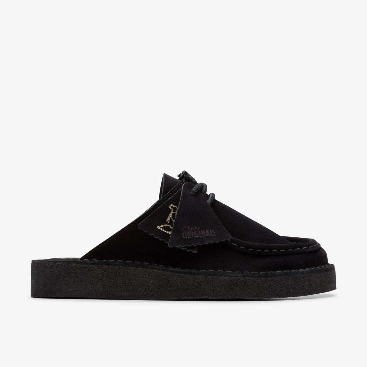 Desert Nomad Mule Black Suede | Clarks for sale