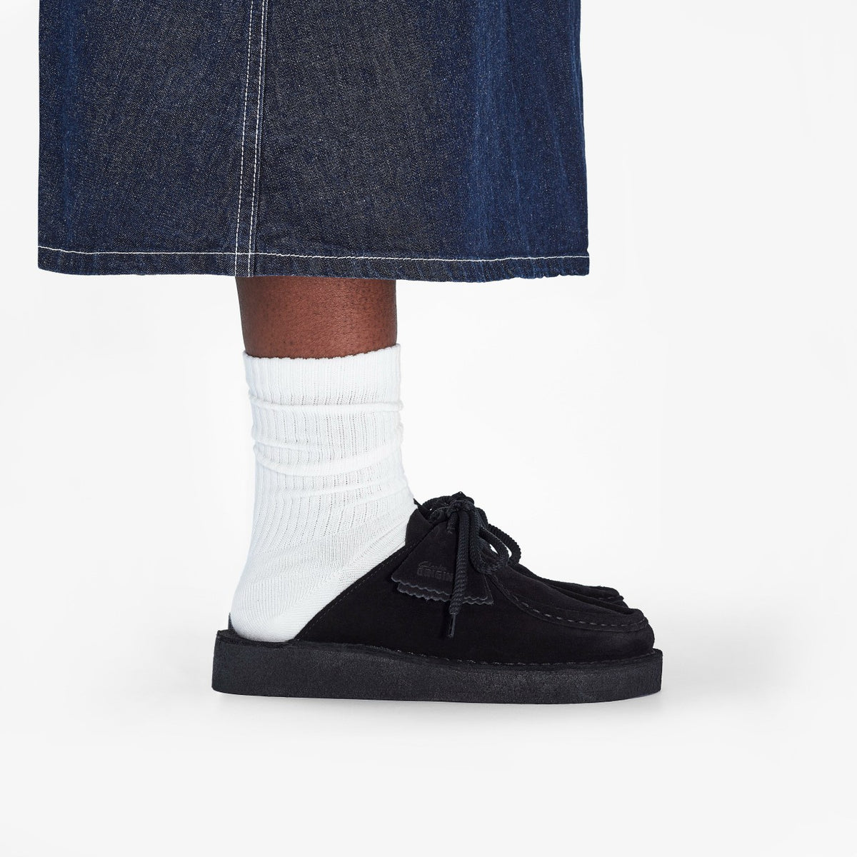 Desert Nomad Mule Black Suede | Clarks for sale