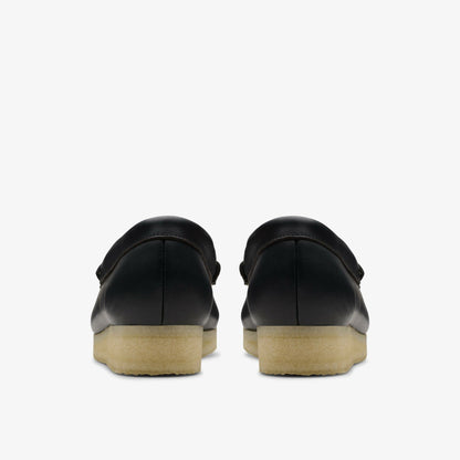 Wallabee Loafer HBIT Black/White Leather | Clarks online