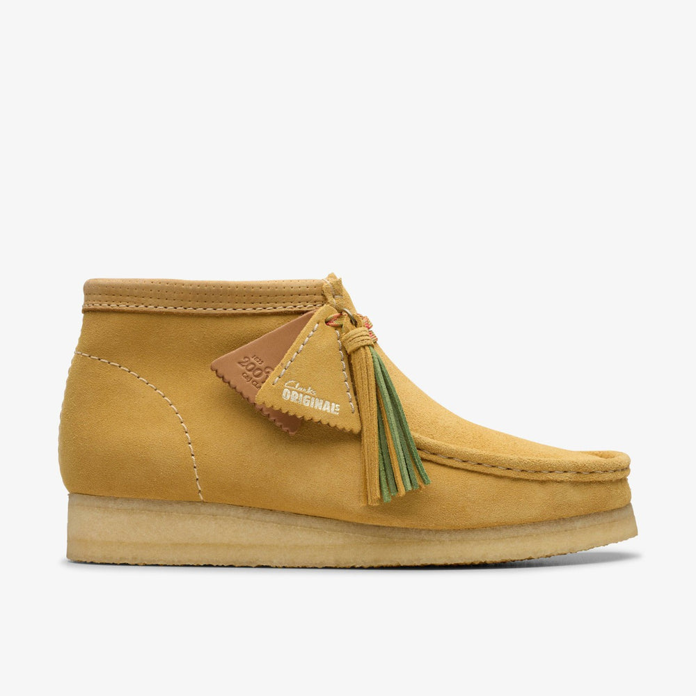 Wallabee Boot Golden Tan Suede | Clarks Sale