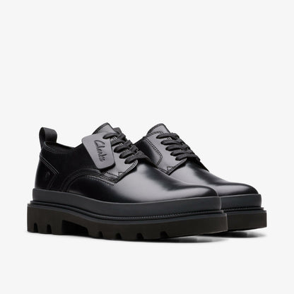 Badell Lace Black Leather | Clarks discount