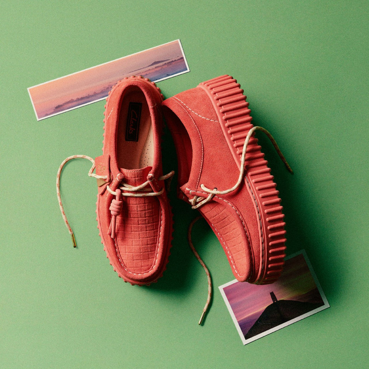 Torhill Bee Coral Suede | Clarks online