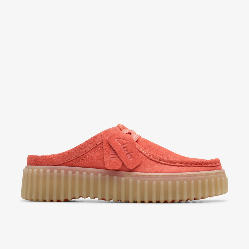 Torhill Mule Coral Suede | Clarks for sale