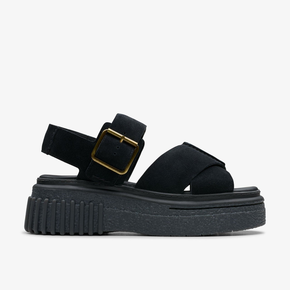 Evamar Wish Black Suede | Clarks outlet