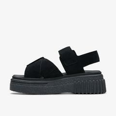Evamar Wish Black Suede | Clarks outlet