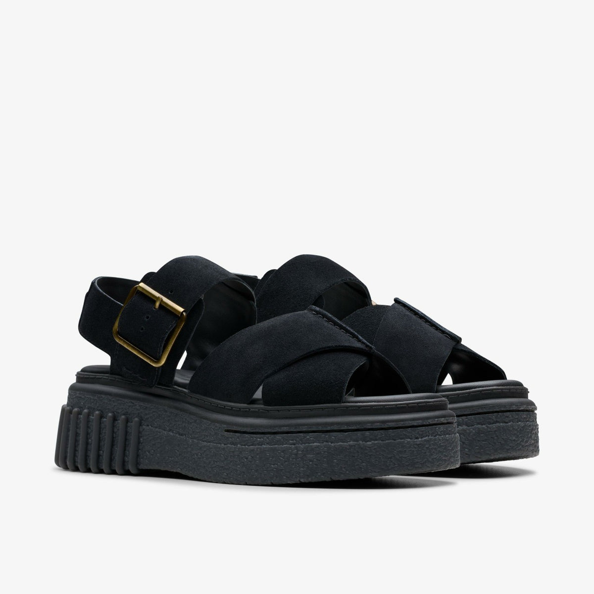 Evamar Wish Black Suede | Clarks outlet