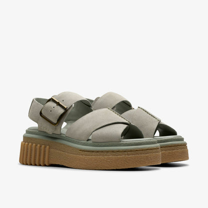 Evamar Wish Light Green Suede | Clarks discount