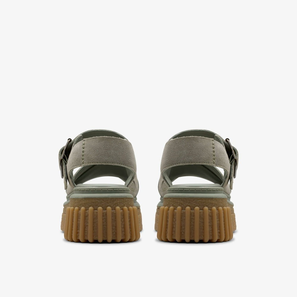 Evamar Wish Light Green Suede | Clarks discount