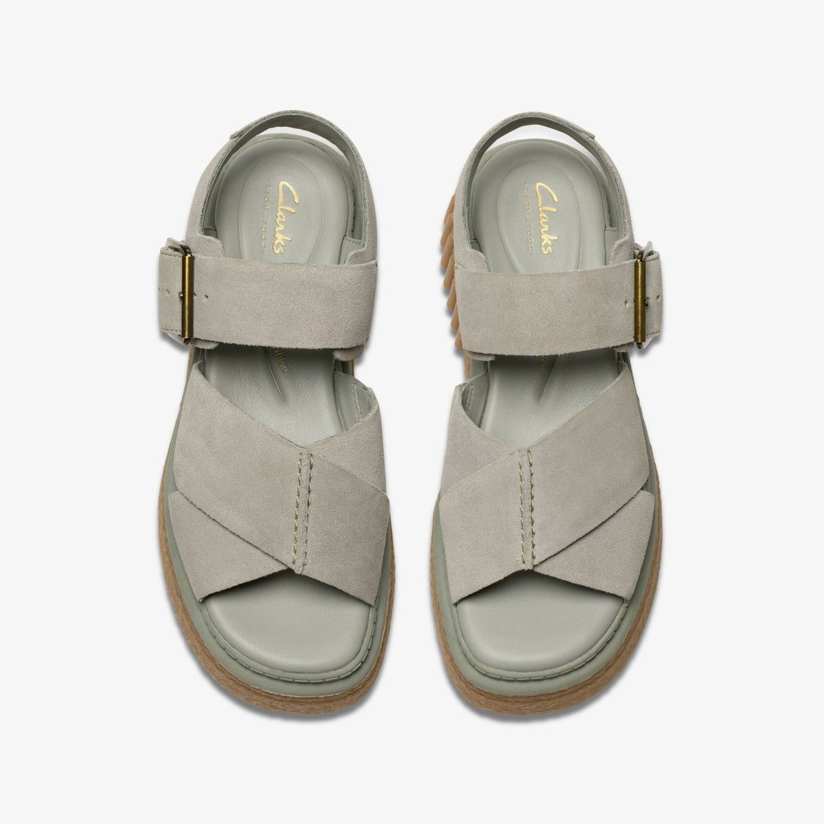 Evamar Wish Light Green Suede | Clarks discount