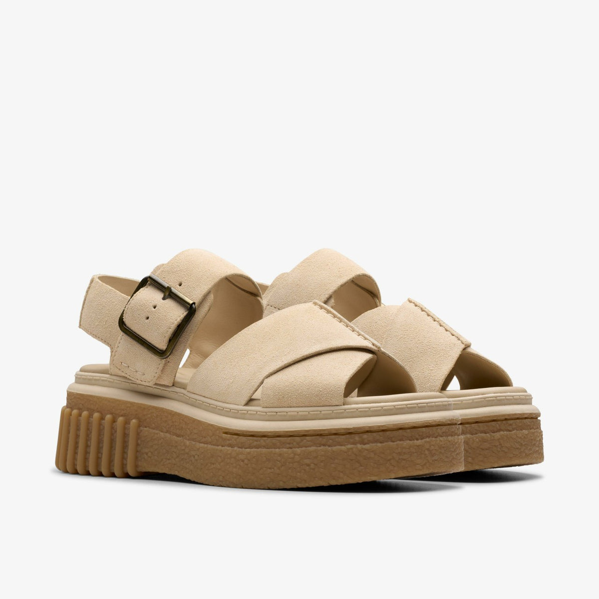 Evamar Wish Ecru Suede | Clarks Sale