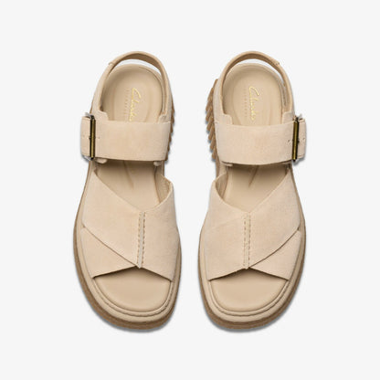 Evamar Wish Ecru Suede | Clarks Sale
