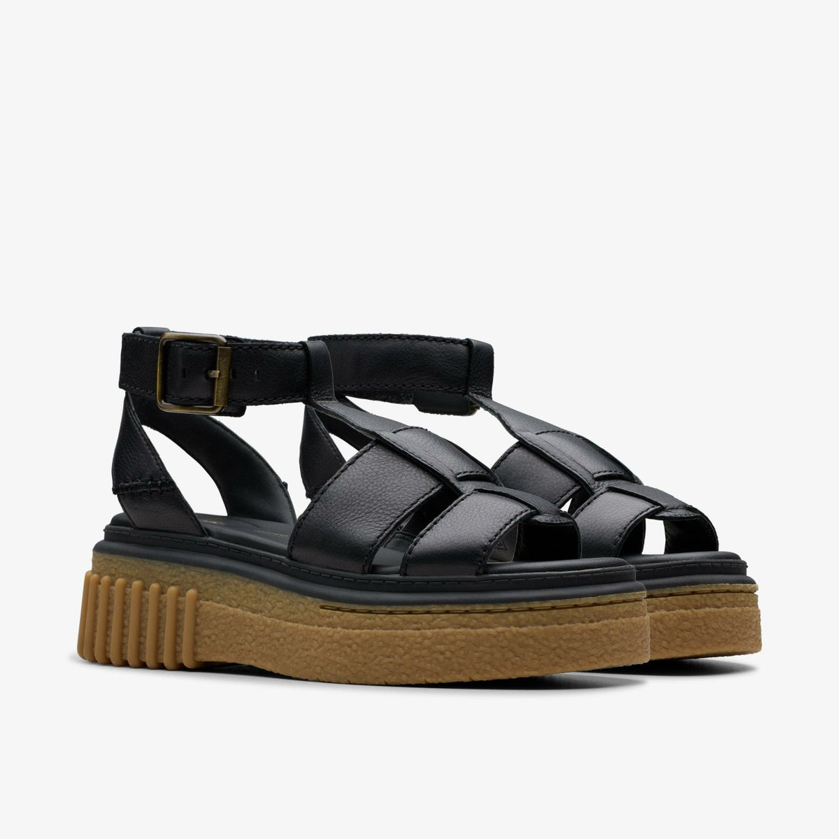 Evamar Sun Black Leather | Clarks online