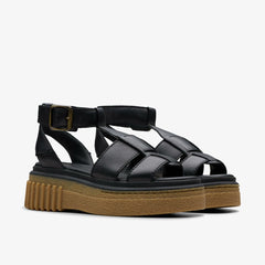Evamar Sun Black Leather | Clarks online