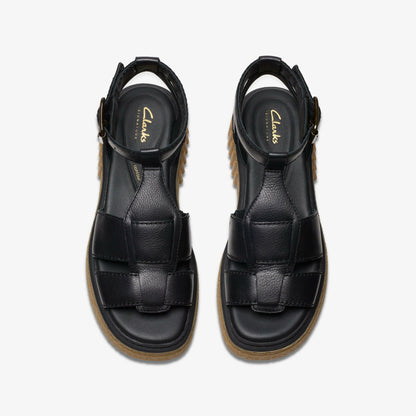 Evamar Sun Black Leather | Clarks online
