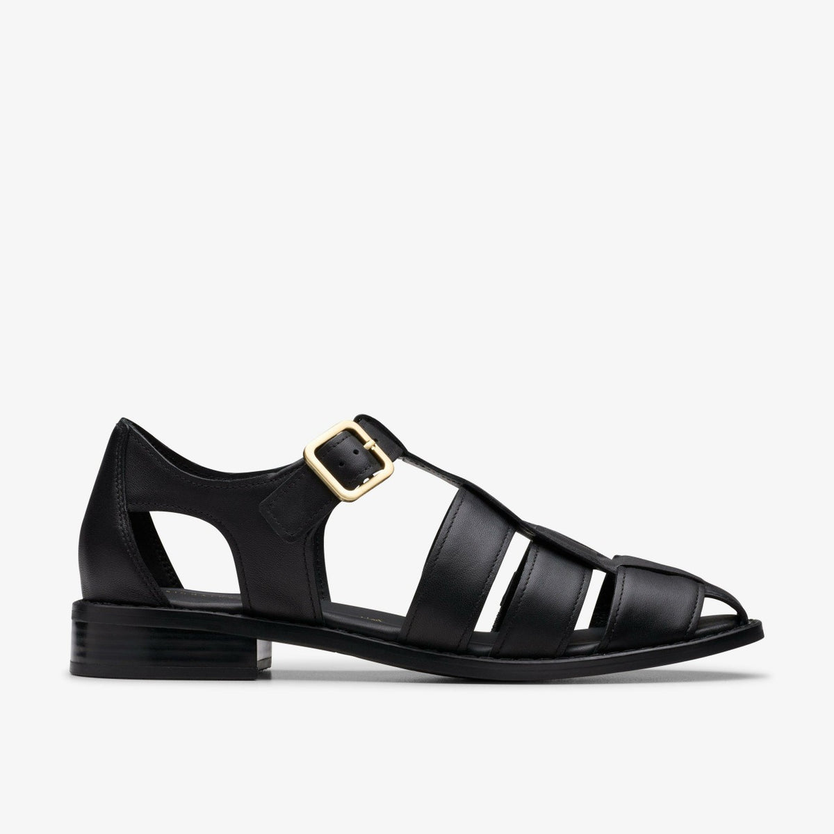 Hana Sun Black Leather | Clarks online