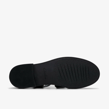 Hana Sun Black Leather | Clarks online