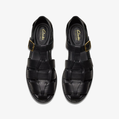 Hana Sun Black Leather | Clarks online