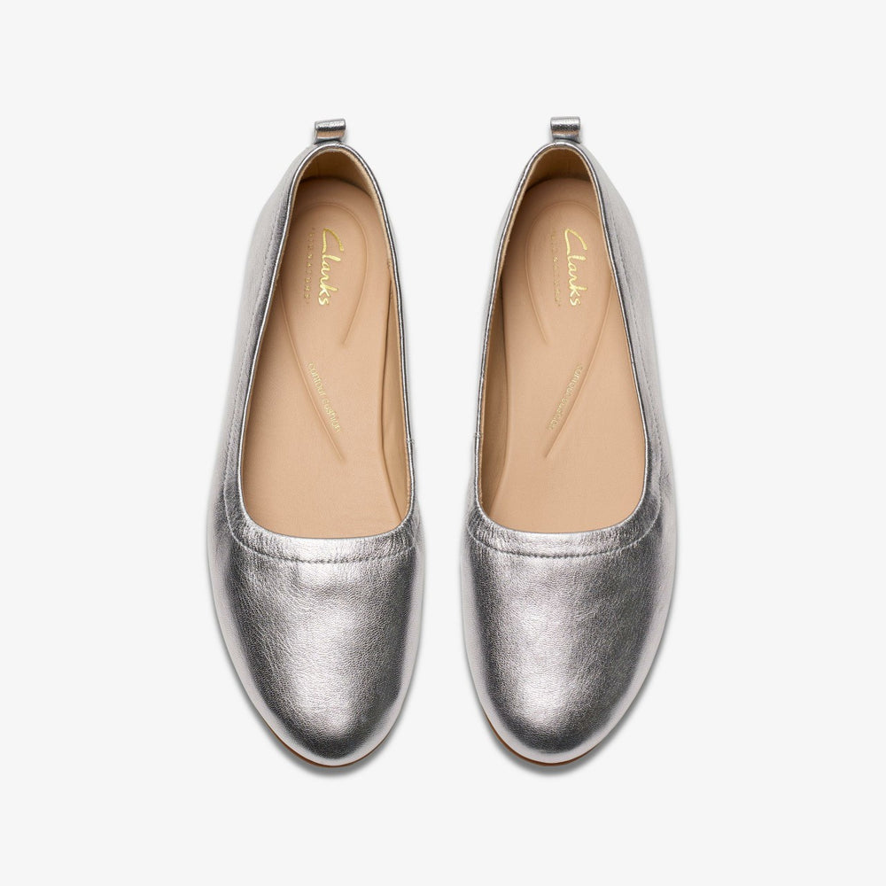 Fawna Soft Silver Metallic | Clarks outlet