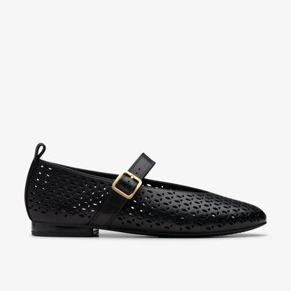 Fawna Jane Black Leather | Clarks on Sale