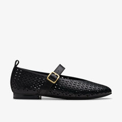 Fawna Jane Black Leather | Clarks on Sale