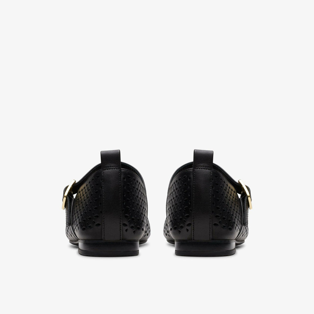 Fawna Jane Black Leather | Clarks on Sale