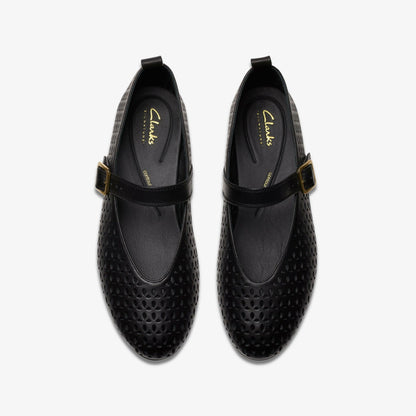 Fawna Jane Black Leather | Clarks on Sale