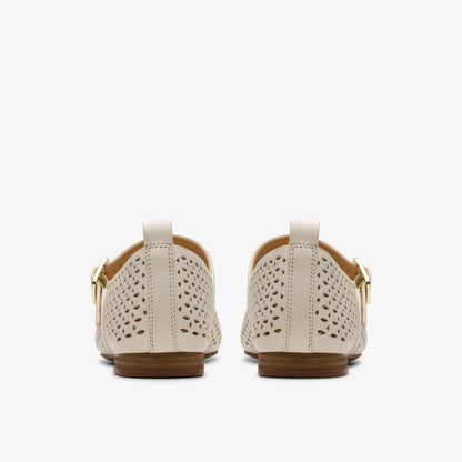 Fawna Jane Cream Leather | Clarks for sale