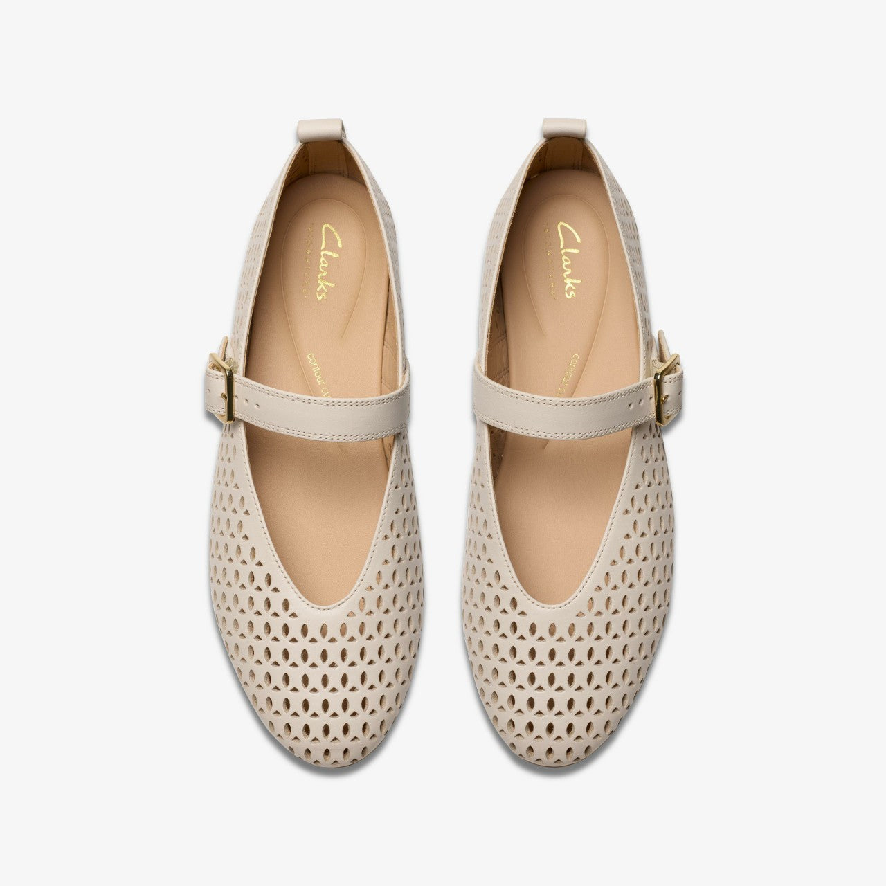 Fawna Jane Cream Leather | Clarks for sale