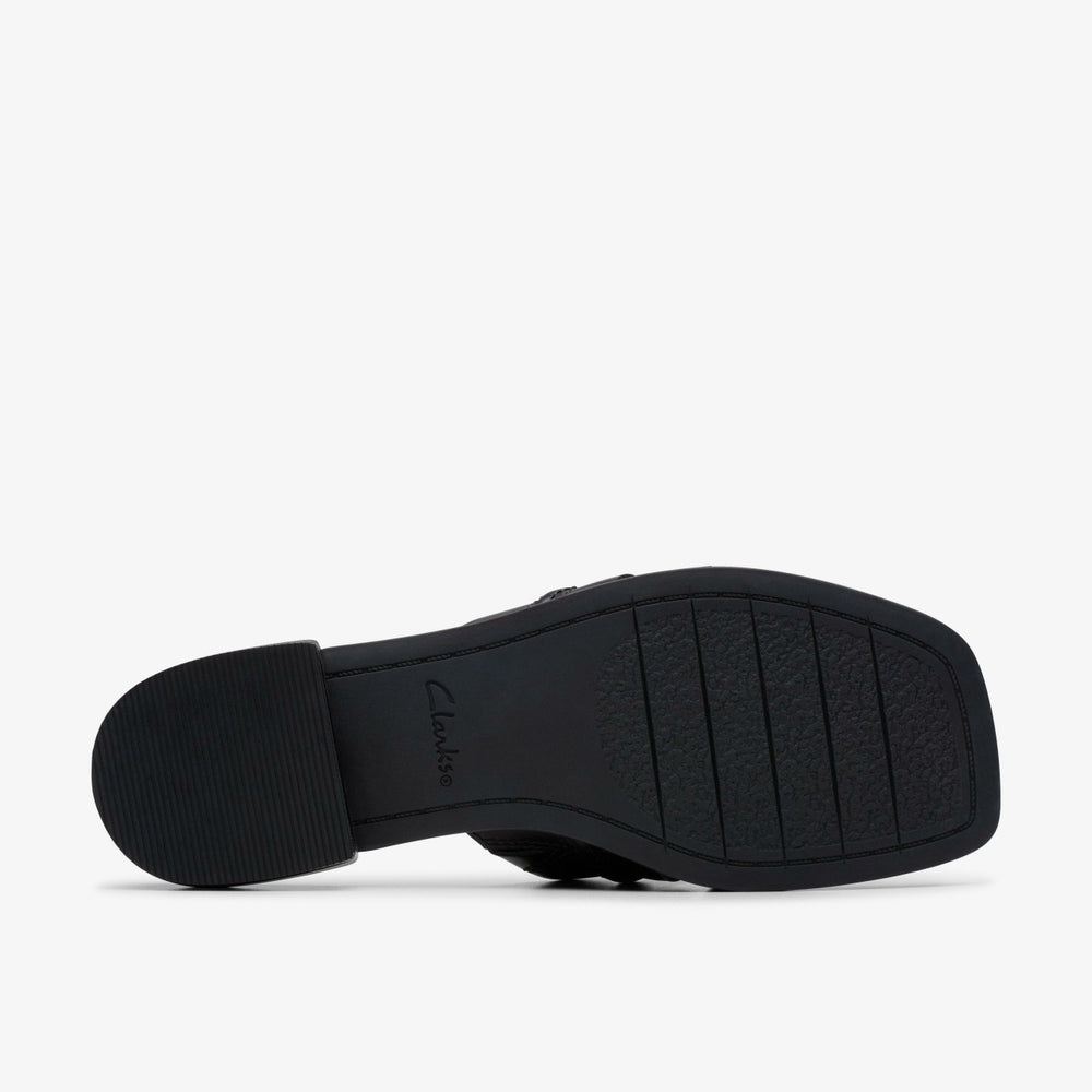 Ariany Mule Black Leather | Clarks on Sale