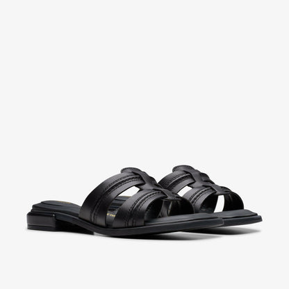 Ariany Mule Black Leather | Clarks on Sale