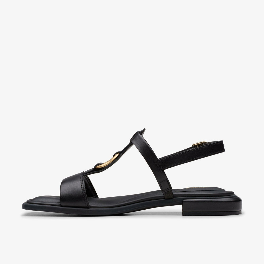 Ariany Sling Black Leather | Clarks outlet