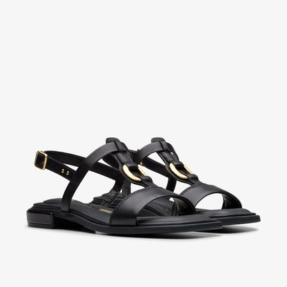 Ariany Sling Black Leather | Clarks outlet