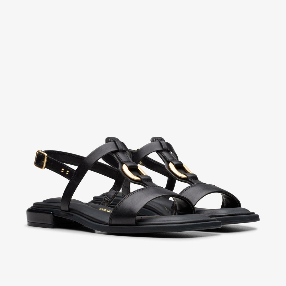 Ariany Sling Black Leather | Clarks outlet