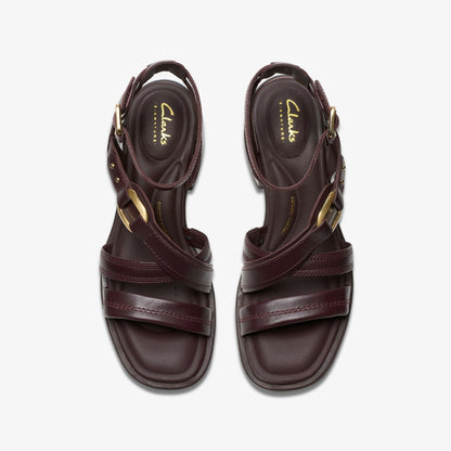 Morwyn Strap Wine Leather | Clarks Sale