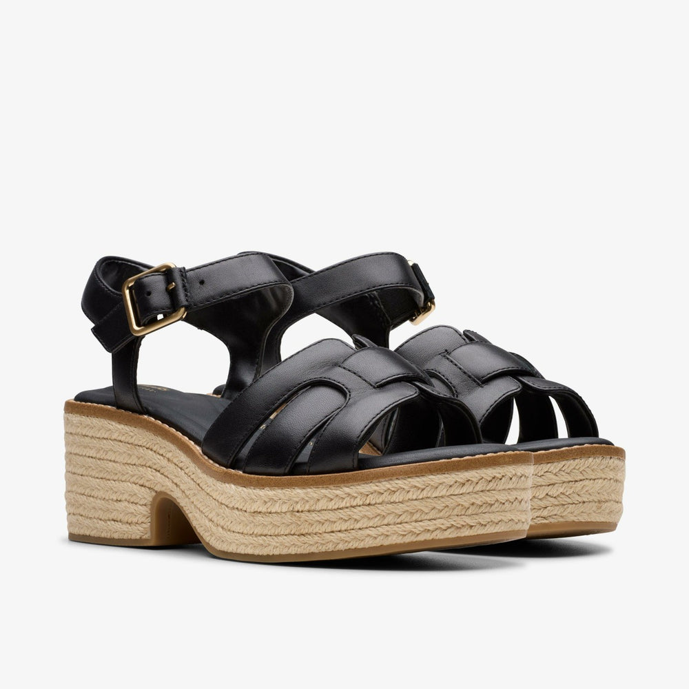 Coledale Strap Black Leather | Clarks discount