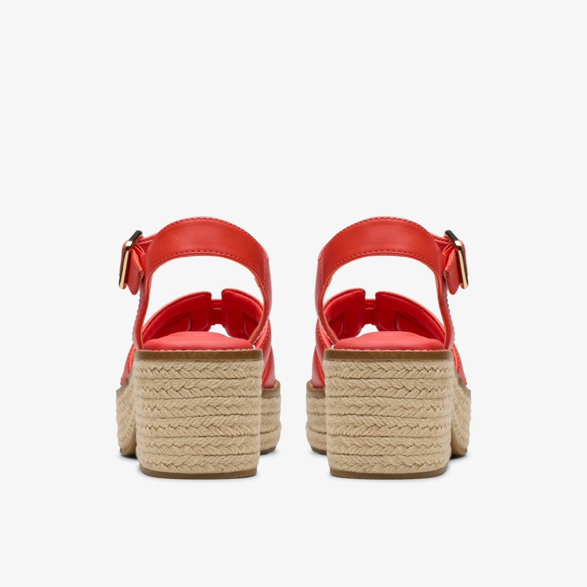 Coledale Strap Bright Red Leather | Clarks for sale
