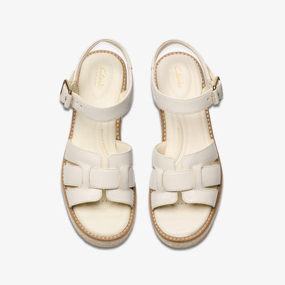 Coledale Strap Cream Leather | Clarks online