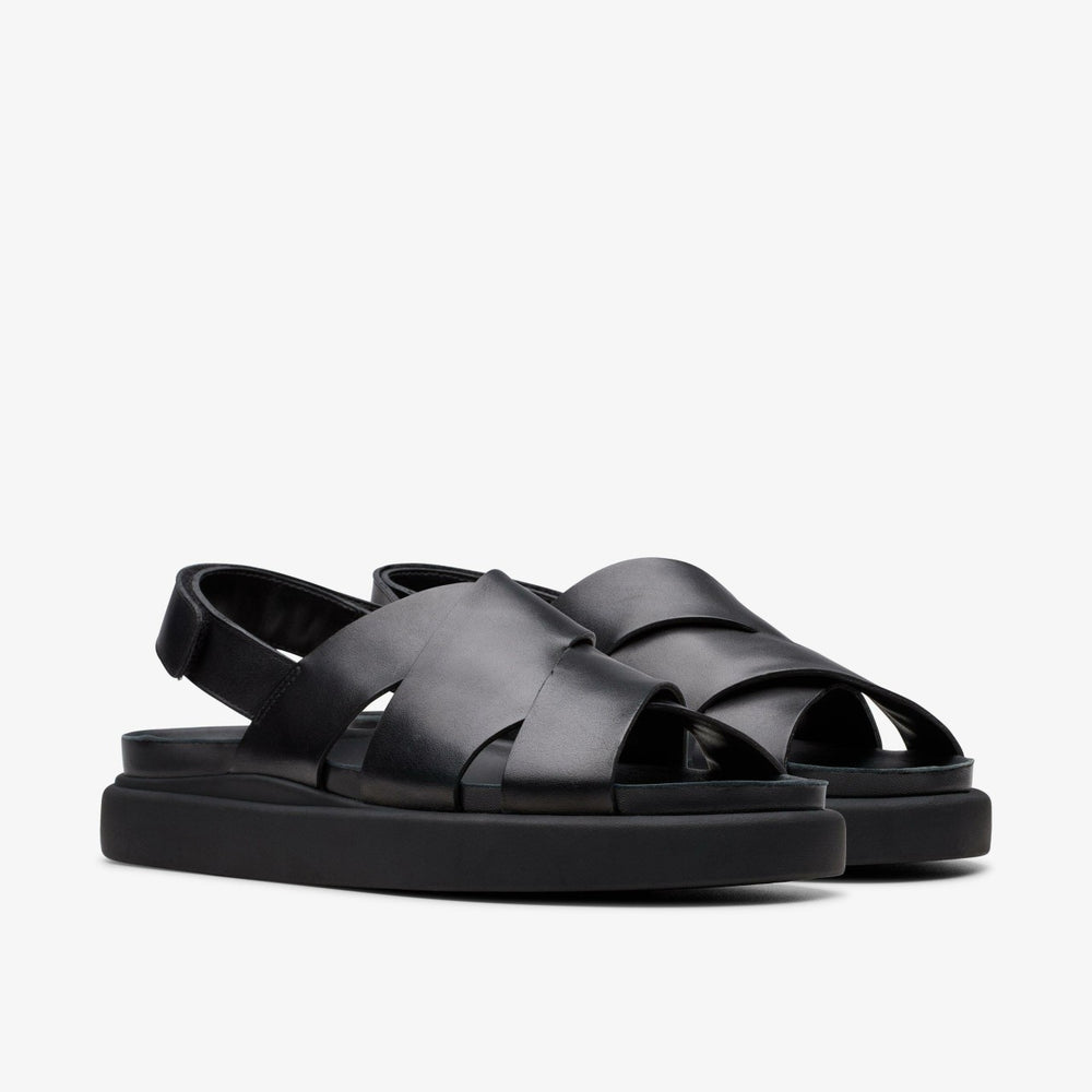 Aristella Sun Black Leather | Clarks for sale