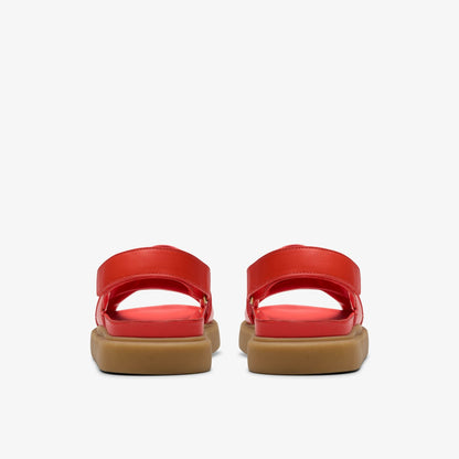 Aristella Sun Bright Red Leather | Clarks outlet